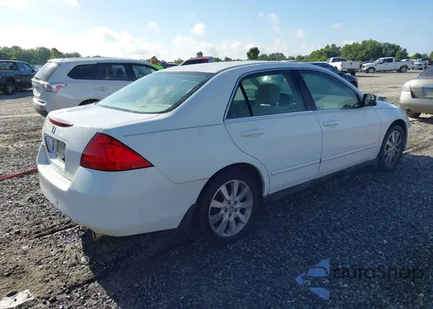 2007 Honda Accord 3.0 Se из США, поврежденный, VIN 1HGCM66437A069379